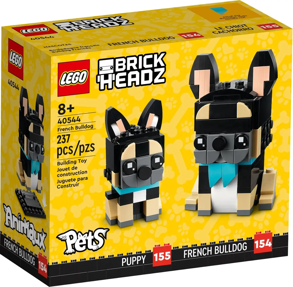 LEGO BrickHeadz 40544 French Bulldog set, image 2