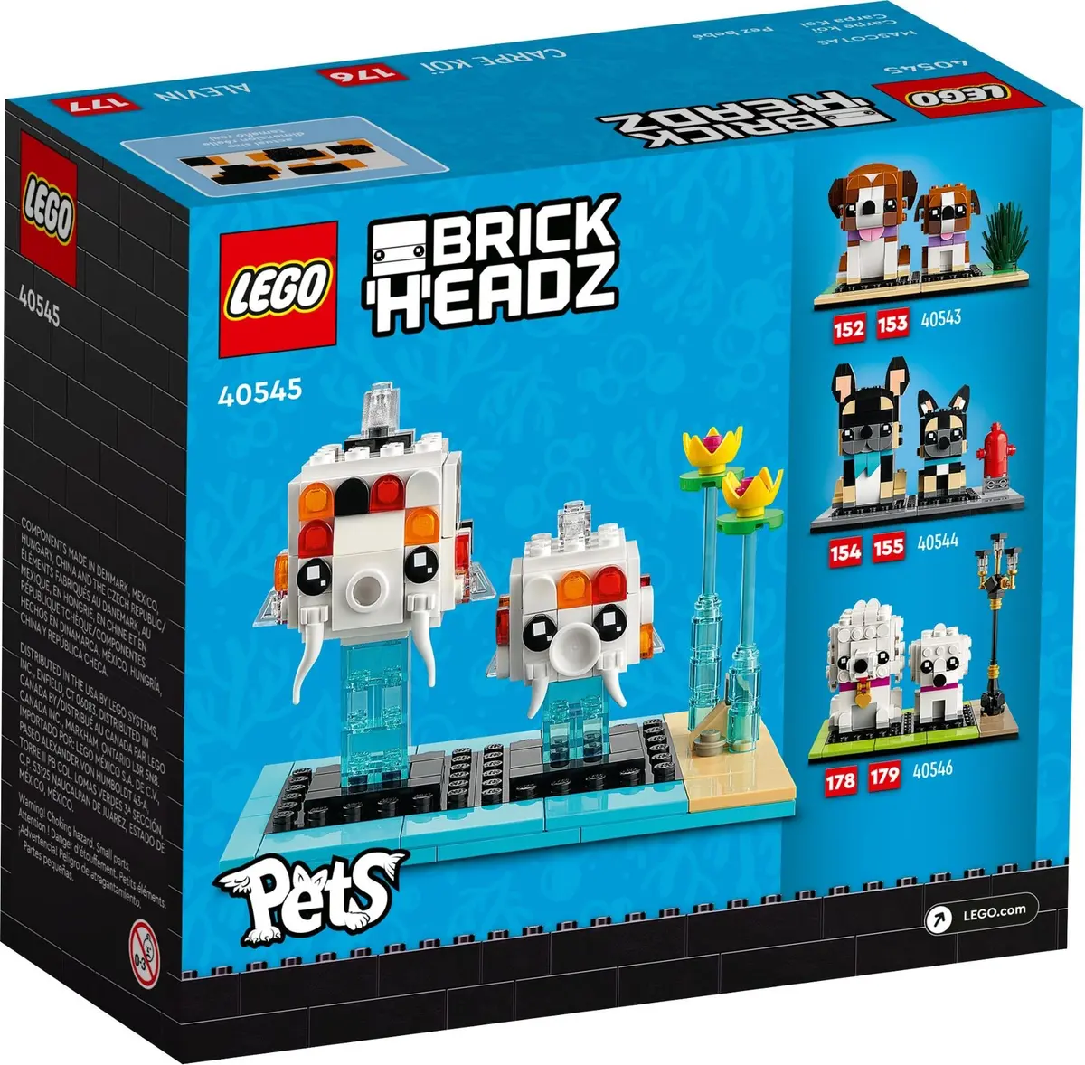 LEGO BrickHeadz 40545 Koi Fish set, image 6