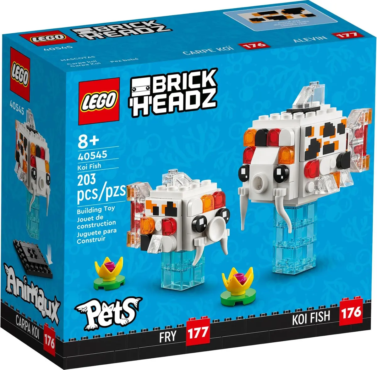 LEGO BrickHeadz 40545 Koi Fish set, image 2