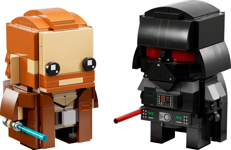 LEGO BrickHeadz 40547 Obi-Wan Kenobi & Darth Vader set