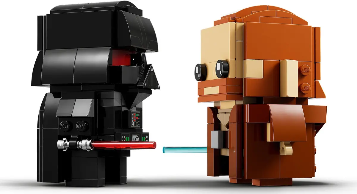 LEGO BrickHeadz 40547 Obi-Wan Kenobi & Darth Vader set, image 4