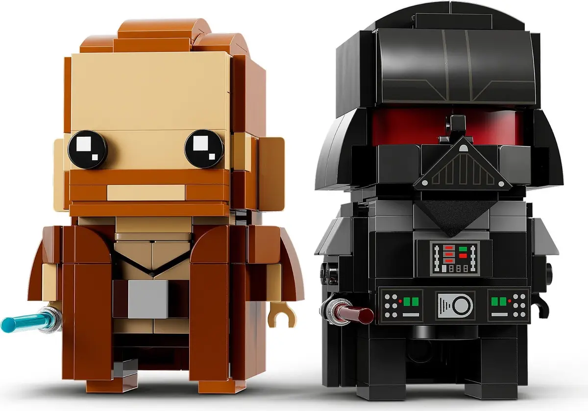 LEGO BrickHeadz 40547 Obi-Wan Kenobi & Darth Vader set, image 3