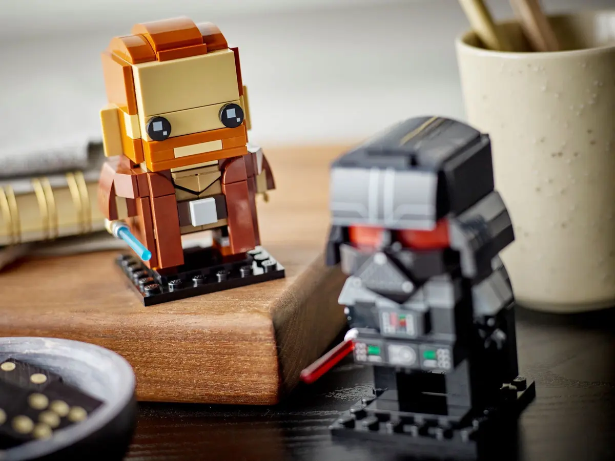 LEGO BrickHeadz 40547 Obi-Wan Kenobi & Darth Vader set, image 9