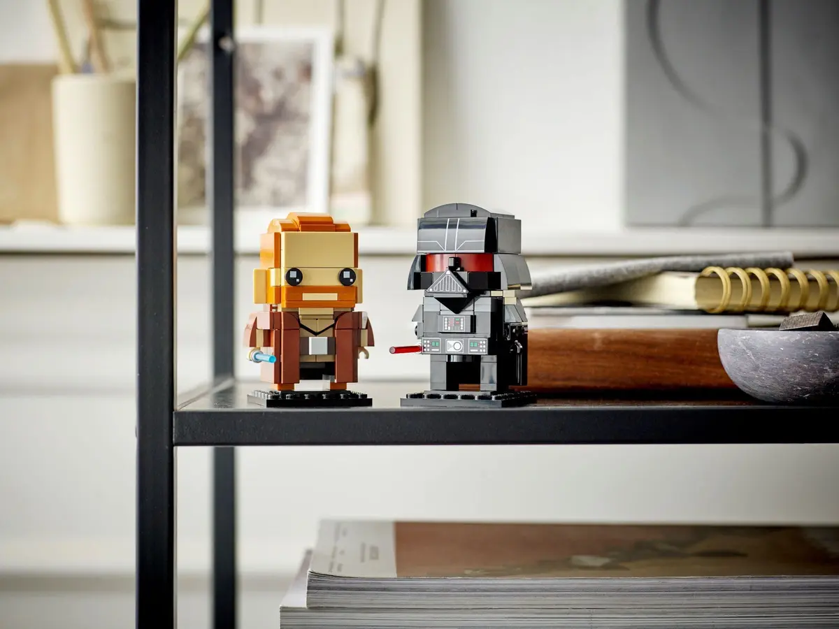 LEGO BrickHeadz 40547 Obi-Wan Kenobi & Darth Vader set, image 8