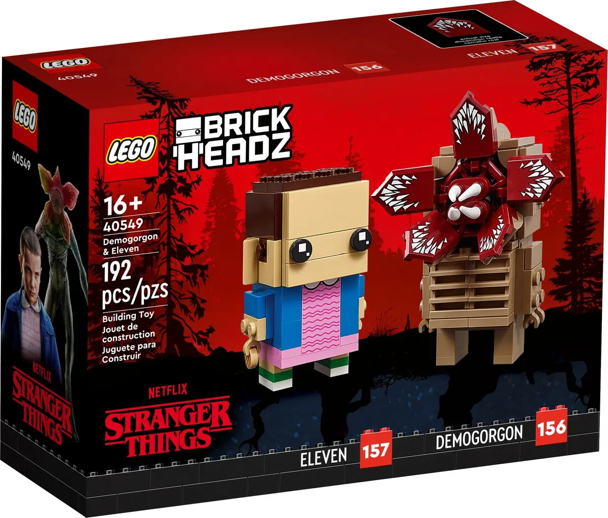 LEGO BrickHeadz 40549 Demogorgon & Eleven set, image 2