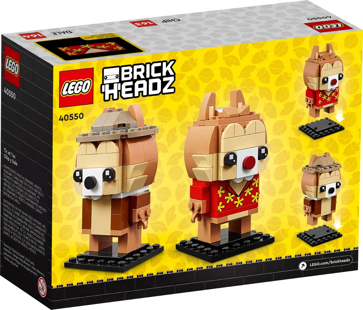 LEGO BrickHeadz 40550 Chip & Dale set, image 7