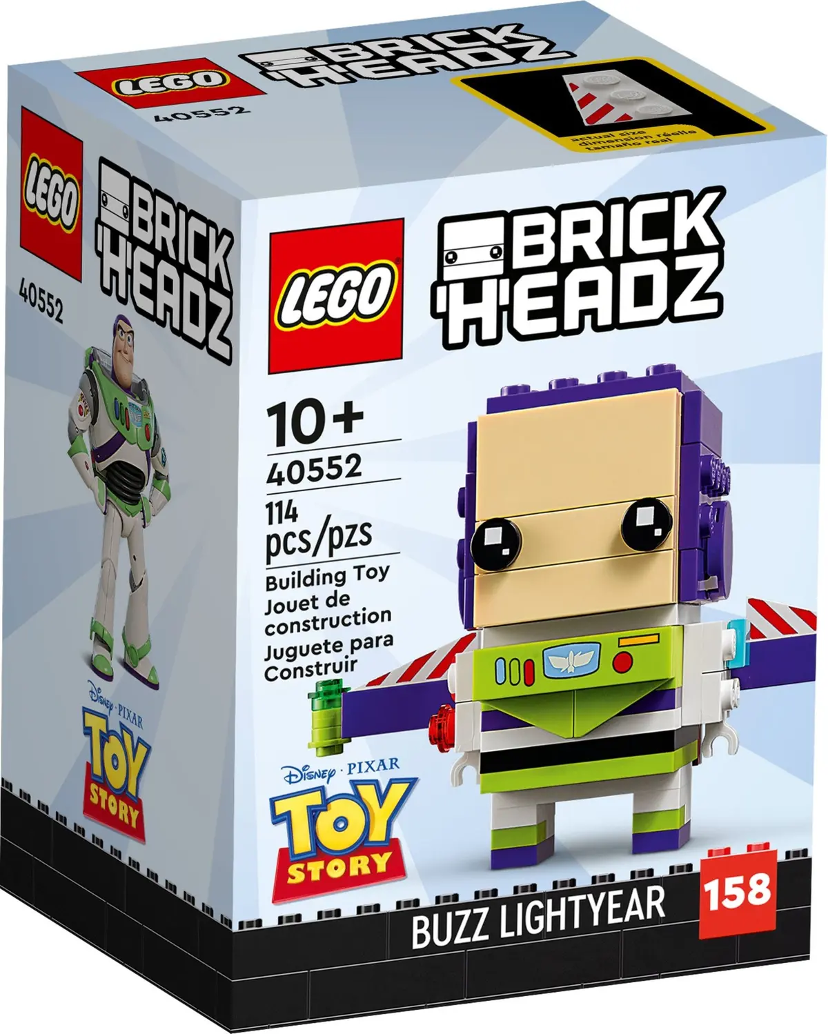 LEGO BrickHeadz 40552 Buzz Lightyear set, image 2