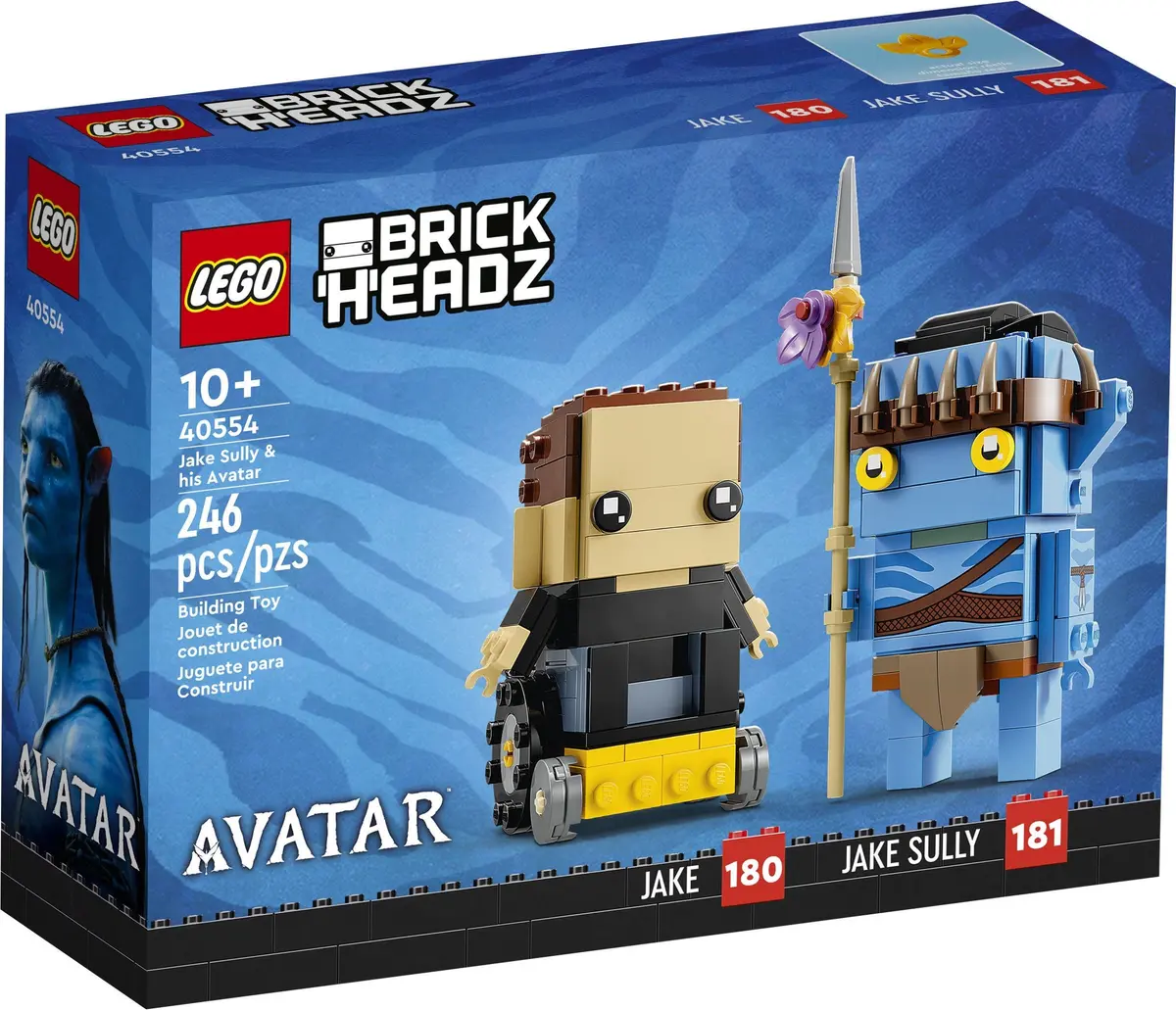 LEGO BrickHeadz 40554 Jake Sully & his Avatar set, image 2