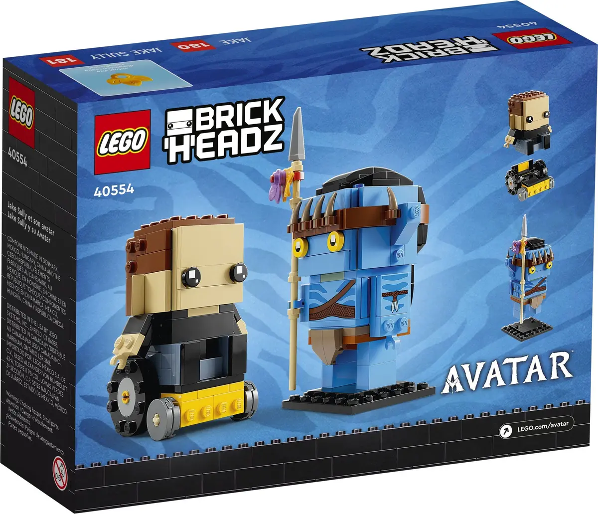 LEGO BrickHeadz 40554 Jake Sully & his Avatar set, image 8