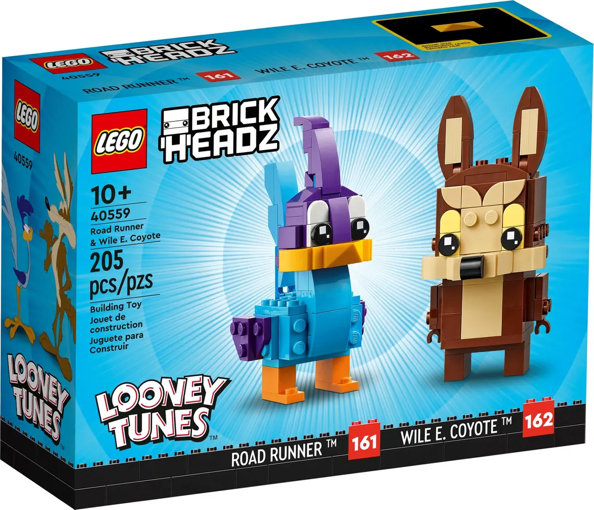 LEGO BrickHeadz 40559 Road Runner & Wile E. Coyote set, image 2