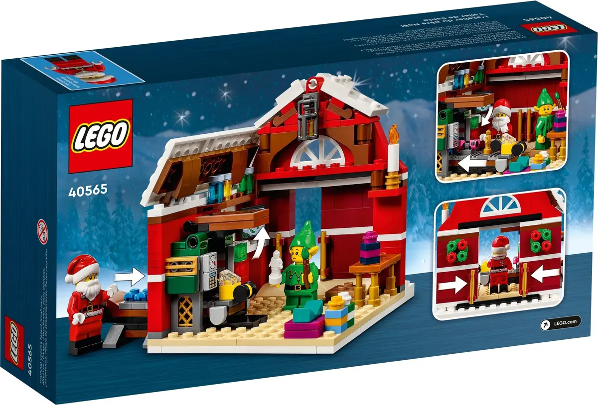 LEGO Seasonal 40565 Santa's Workshop set, image 3