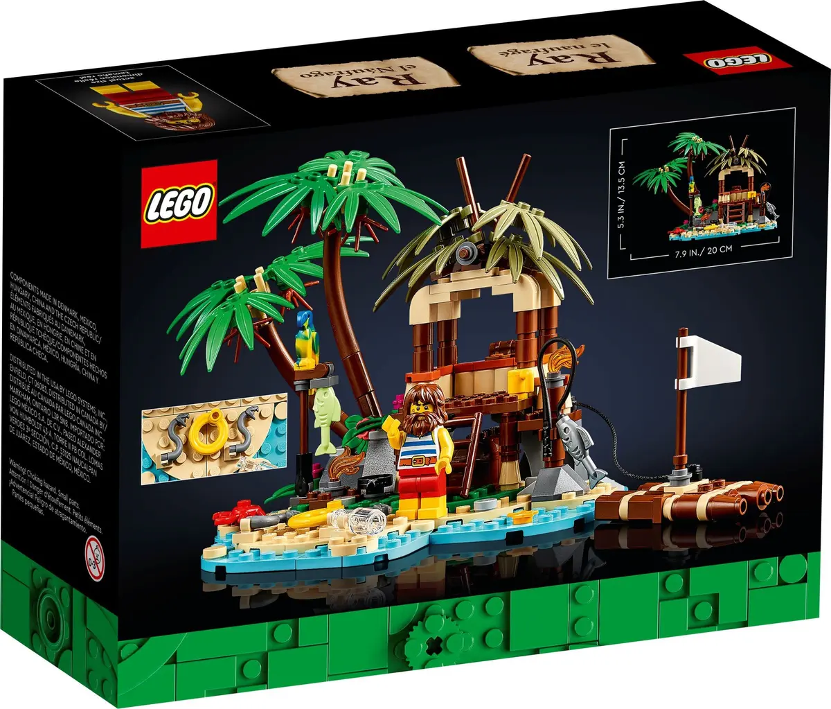 LEGO Ideas 40566 Ray the Castaway set, image 3
