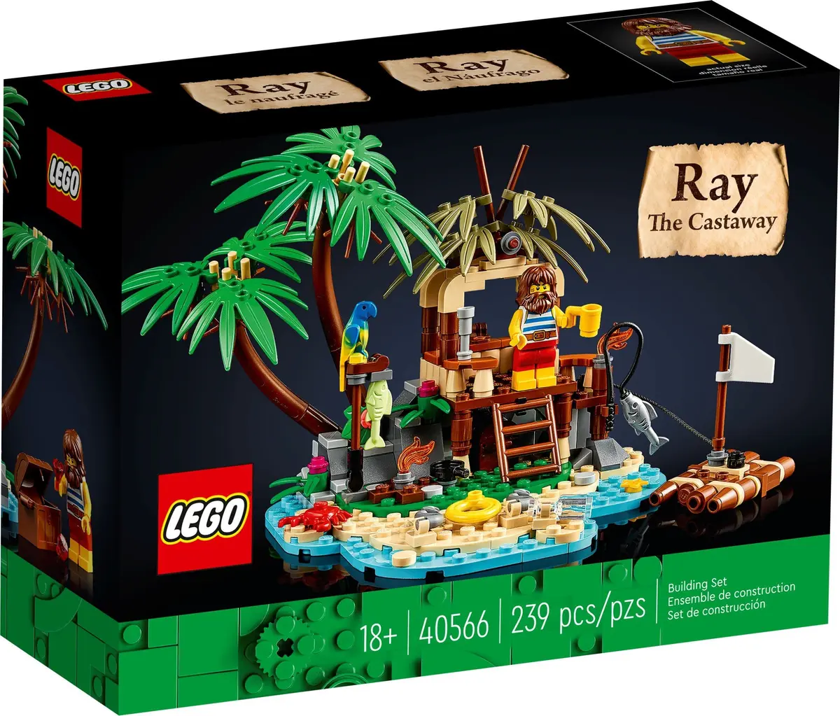 LEGO Ideas 40566 Ray the Castaway set, image 2