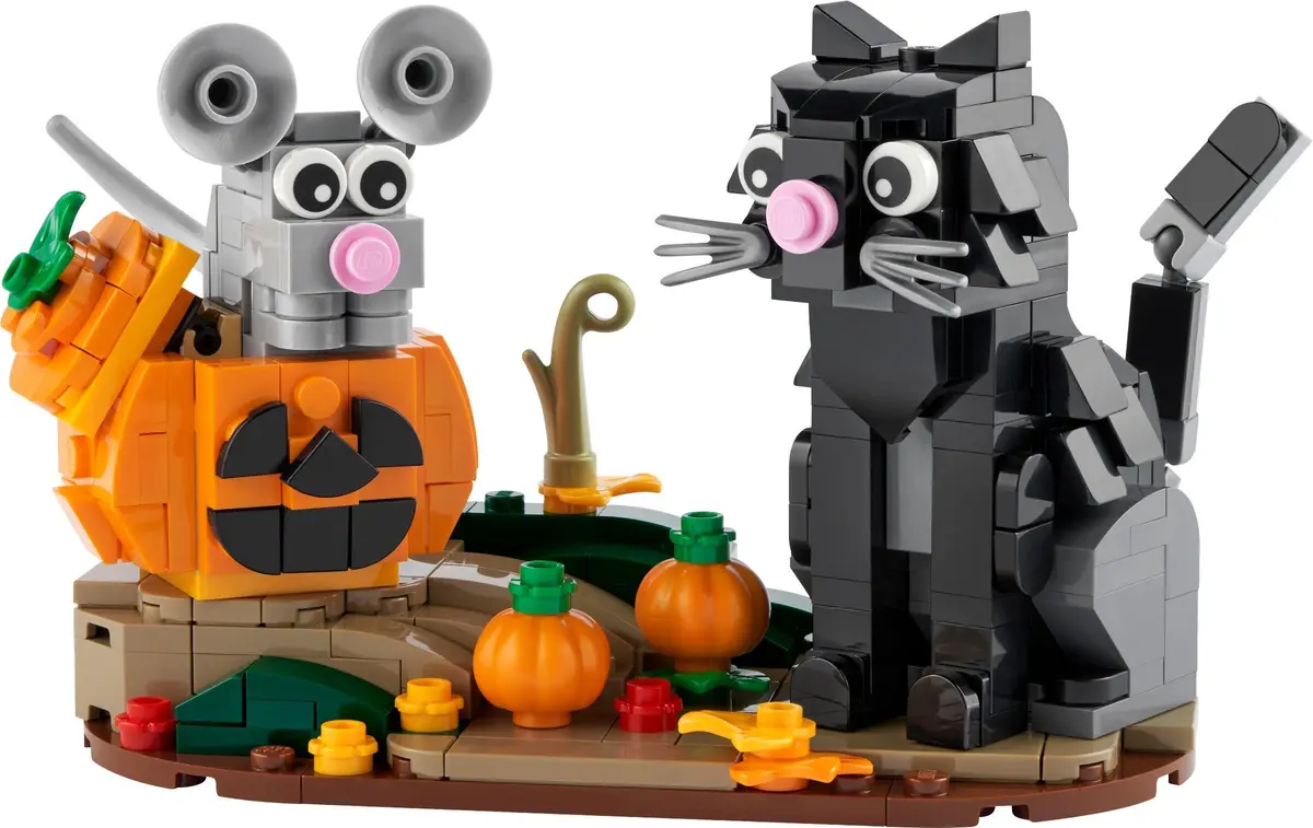 LEGO Seasonal 40570 Halloween Cat and Mouse set