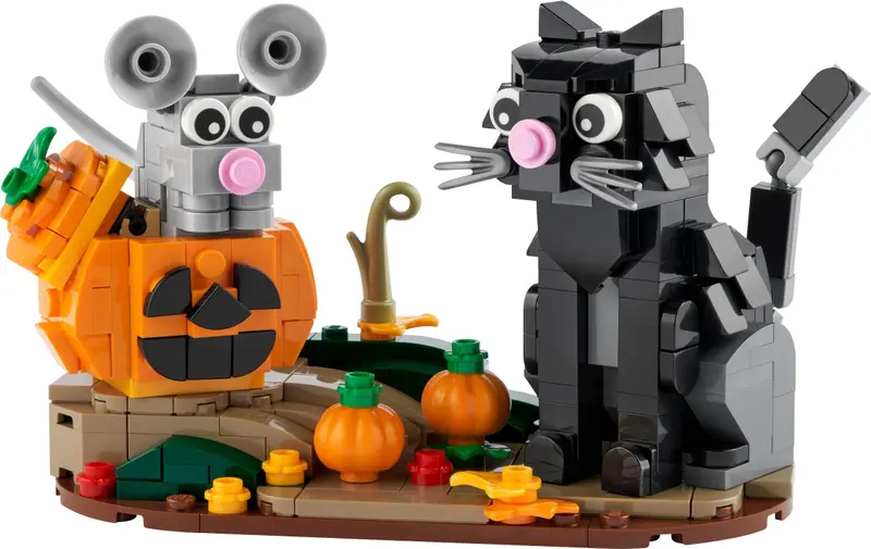 LEGO Seasonal 40570 Halloween Cat and Mouse set