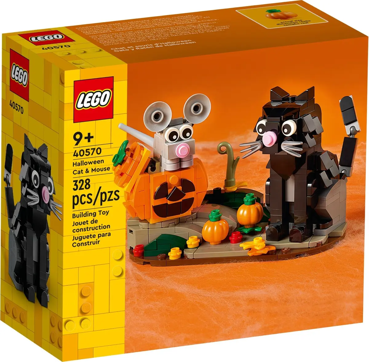 LEGO Seasonal 40570 Halloween Cat and Mouse set, image 2