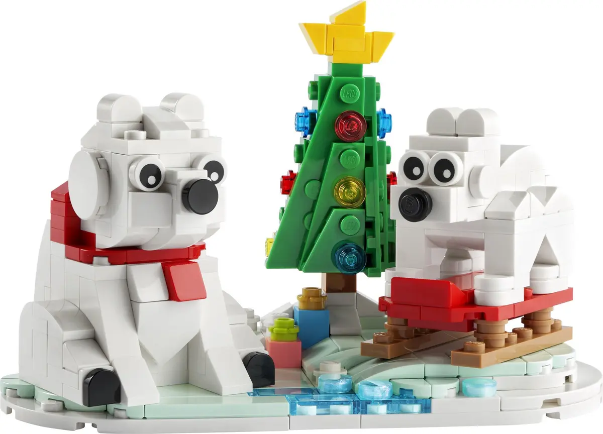 LEGO Seasonal 40571 Wintertime Polar Bears set