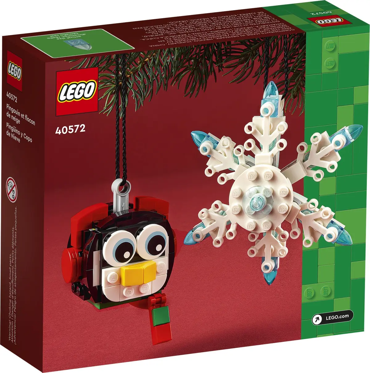 LEGO Seasonal 40572 Penguin & Snowflake set, image 3