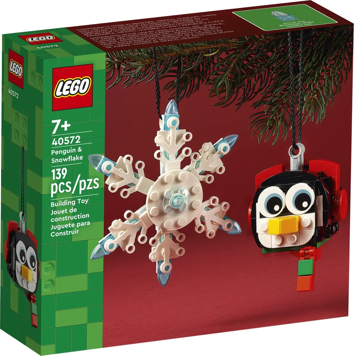 LEGO Seasonal 40572 Penguin & Snowflake set, image 2