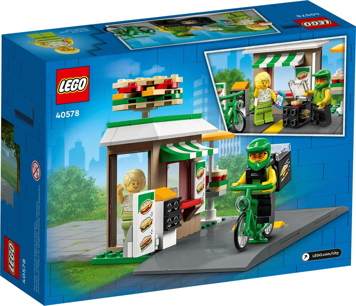 LEGO City 40578 Sandwich Shop set, image 3