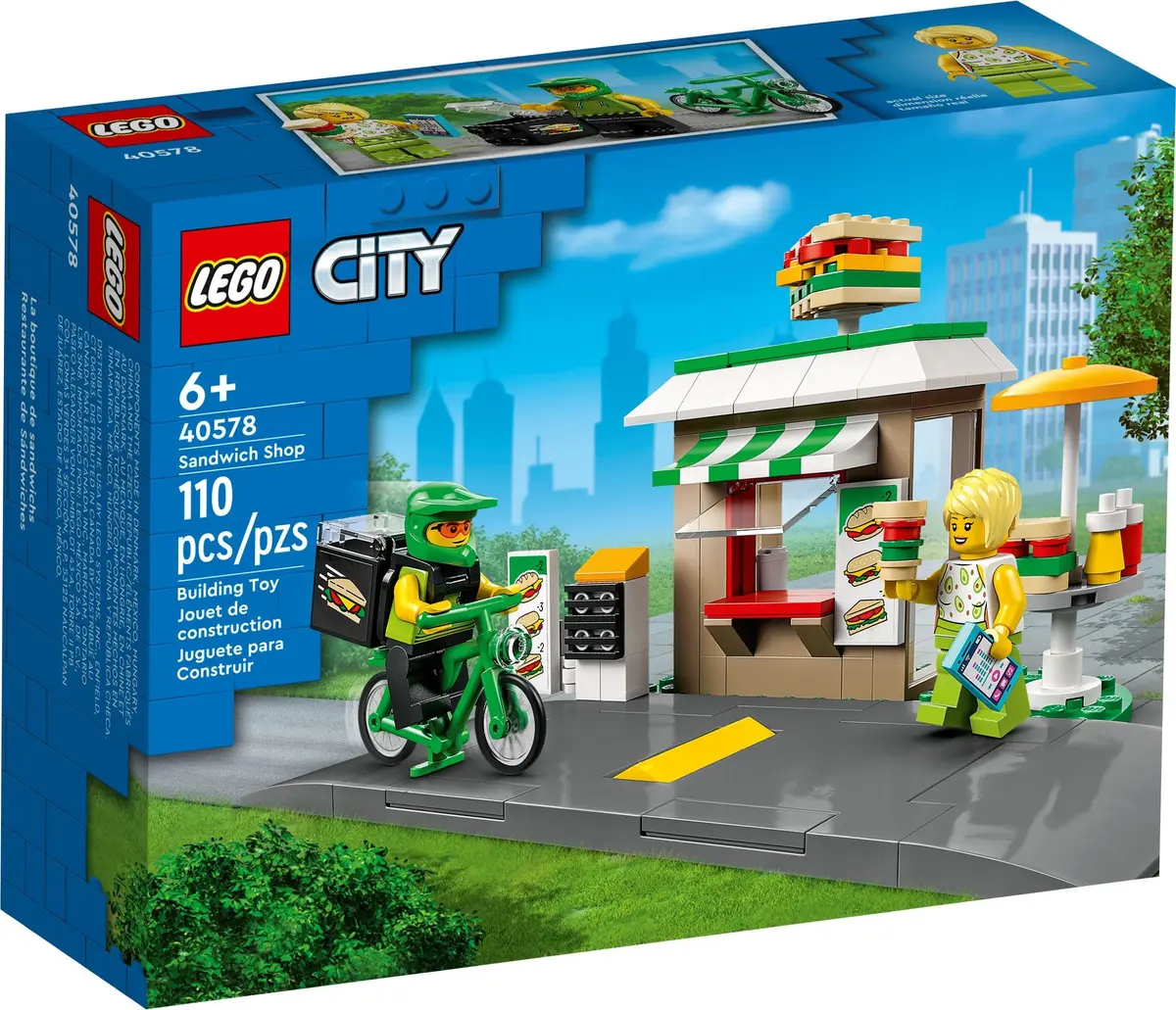 LEGO City 40578 Sandwich Shop set, image 2