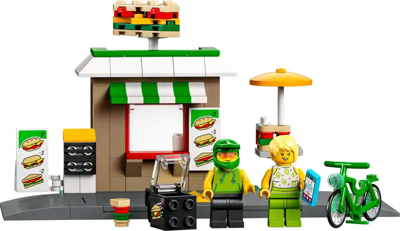 LEGO City 40578 Sandwich Shop set
