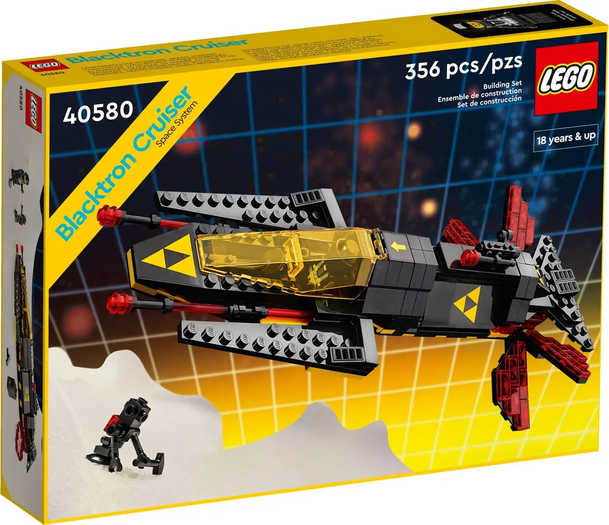LEGO Icons 40580 Blacktron Cruiser set, image 3