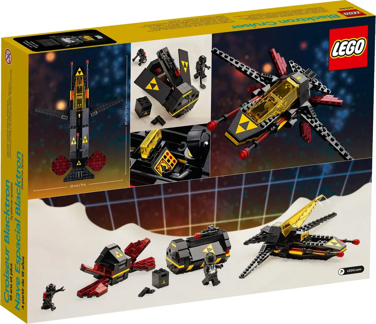 LEGO Icons 40580 Blacktron Cruiser set, image 4