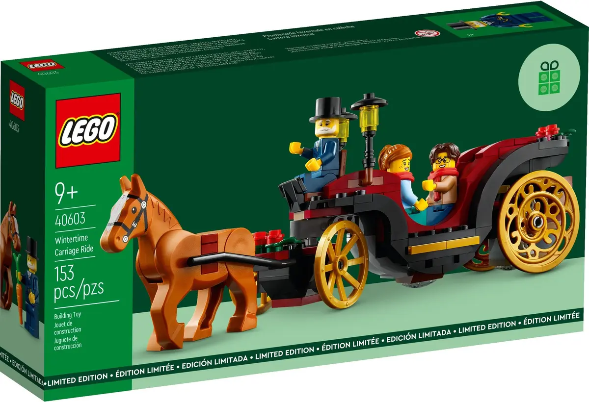 LEGO Seasonal 40603 Wintertime Carriage Ride set, image 2