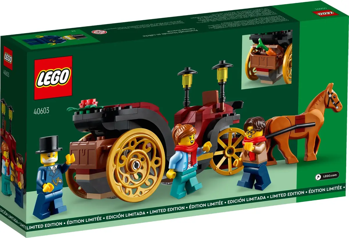 LEGO Seasonal 40603 Wintertime Carriage Ride set, image 3
