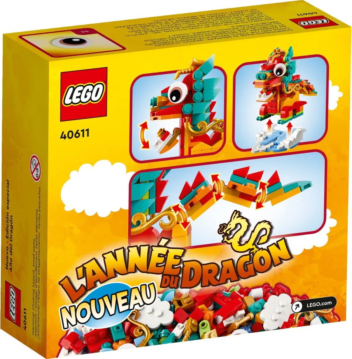 LEGO Seasonal 40611 Year of the Dragon set, image 3