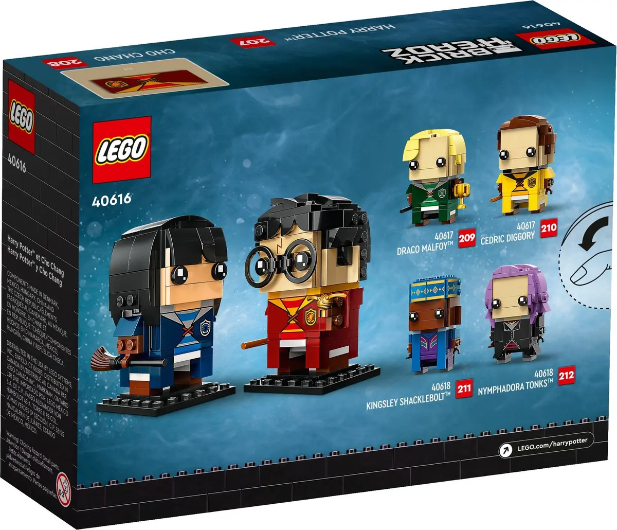 LEGO BrickHeadz 40616 Harry Potter & Cho Chang set, image 4