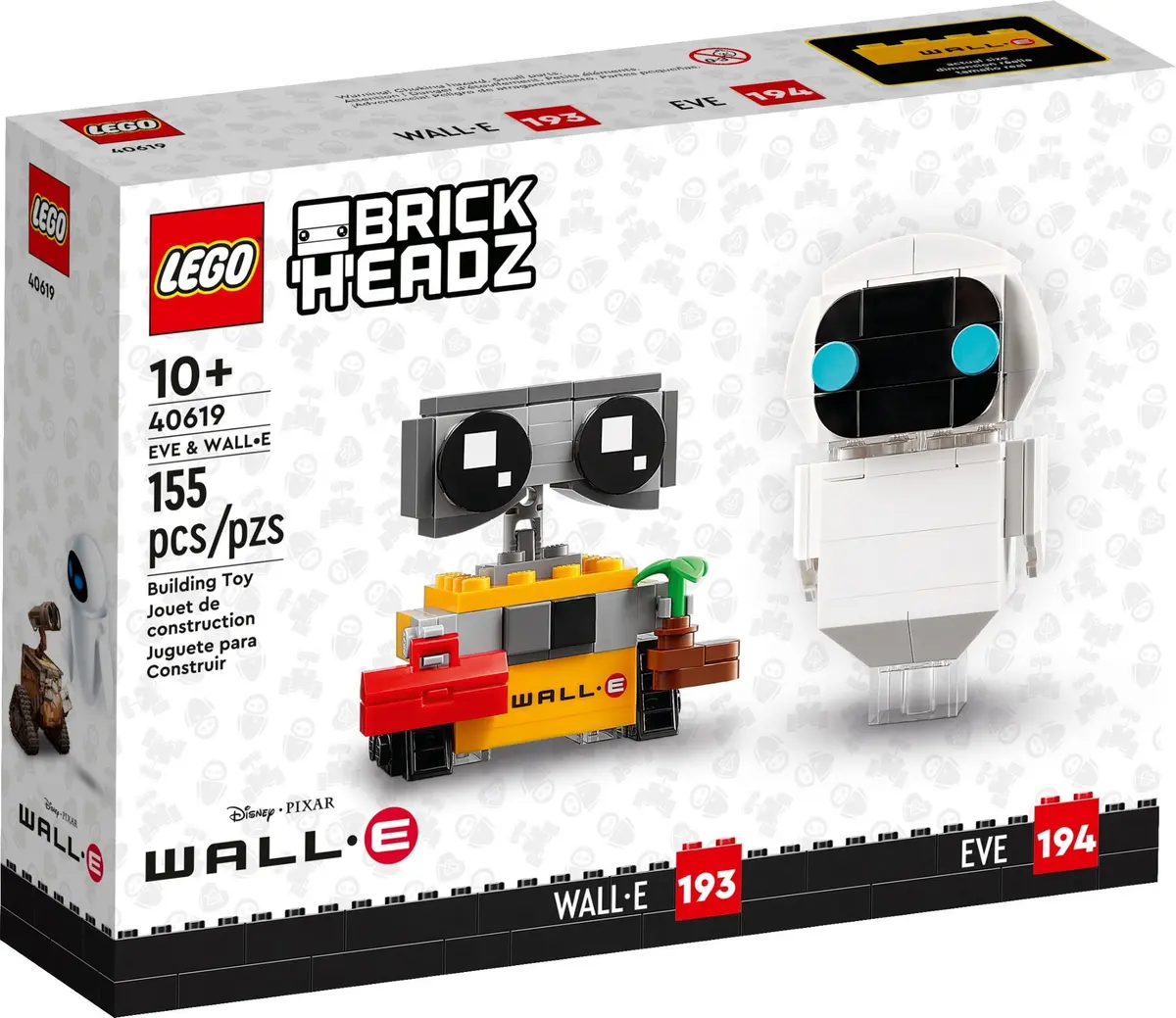 LEGO BrickHeadz 40619 EVE & WALL-E set, image 2