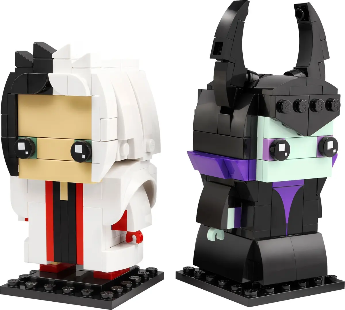 LEGO BrickHeadz 40620 Cruella & Maleficent set
