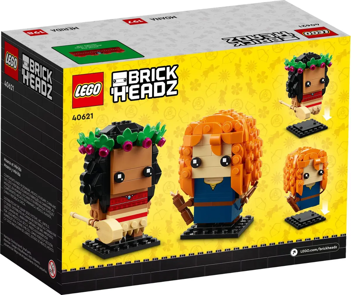 LEGO BrickHeadz 40621 Moana & Merida set, image 6