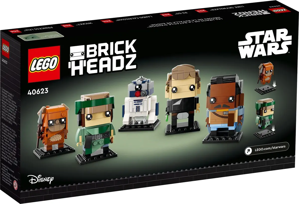 LEGO BrickHeadz 40623 Battle of Endor Heroes set, image 4