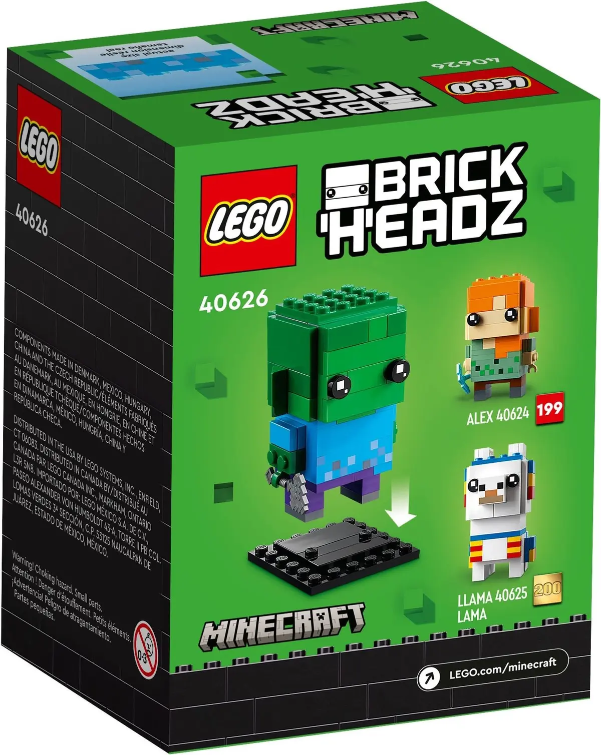 LEGO BrickHeadz 40626 Zombie set, image 5