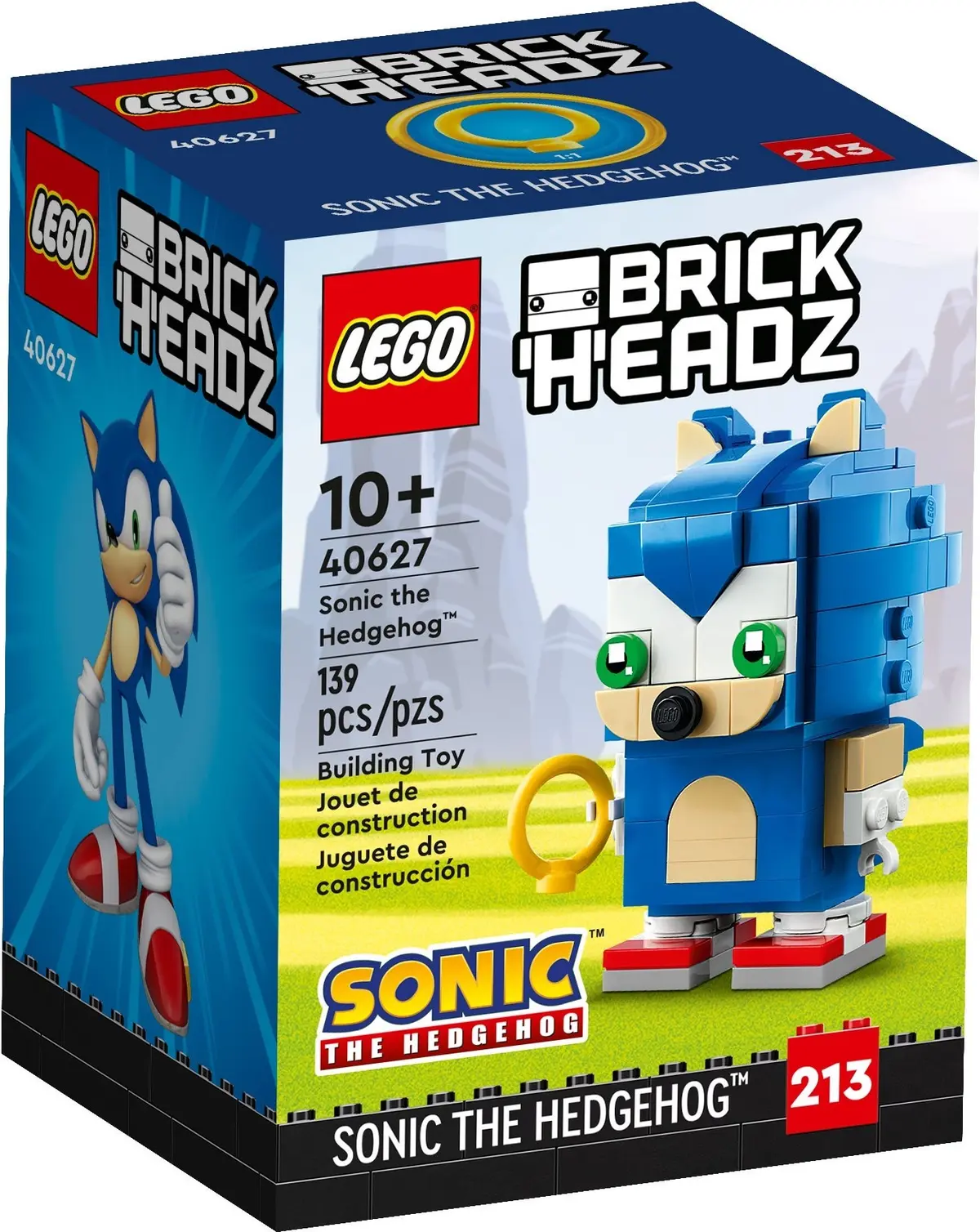 LEGO BrickHeadz 40627 Sonic the Hedgehog set, image 2
