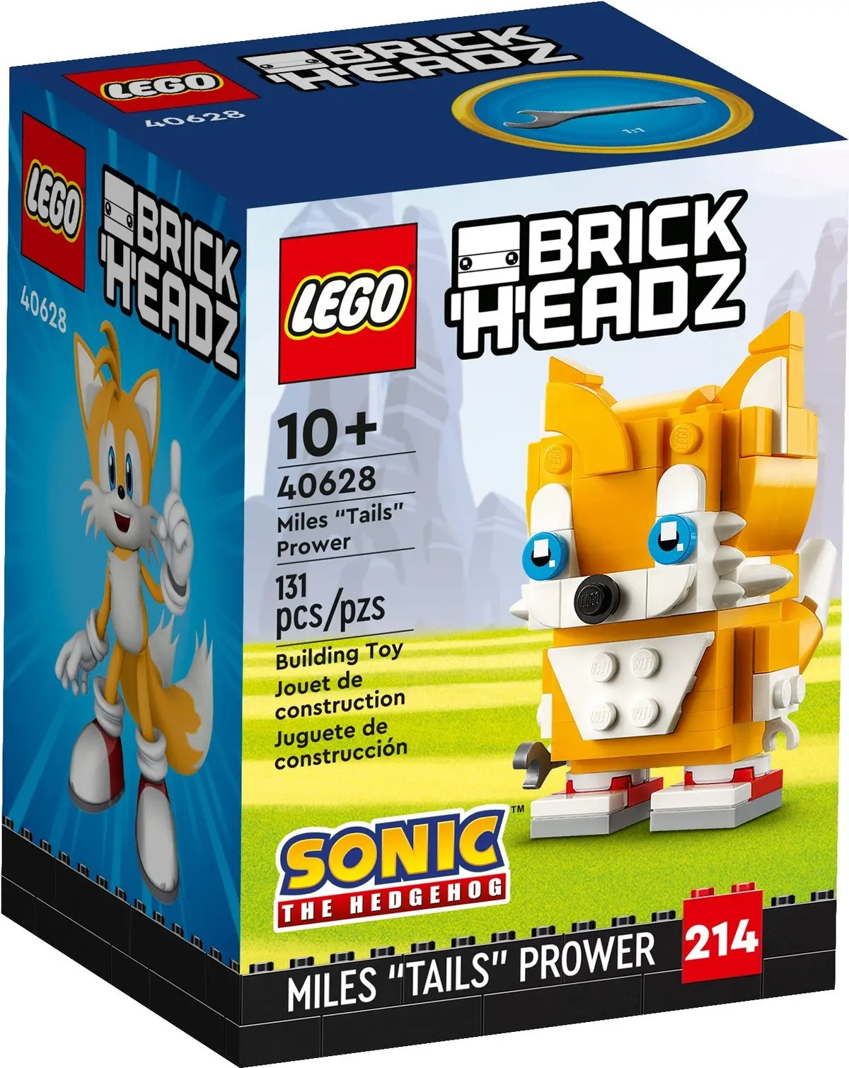LEGO BrickHeadz 40628 Miles 'Tails' Prower set, image 2