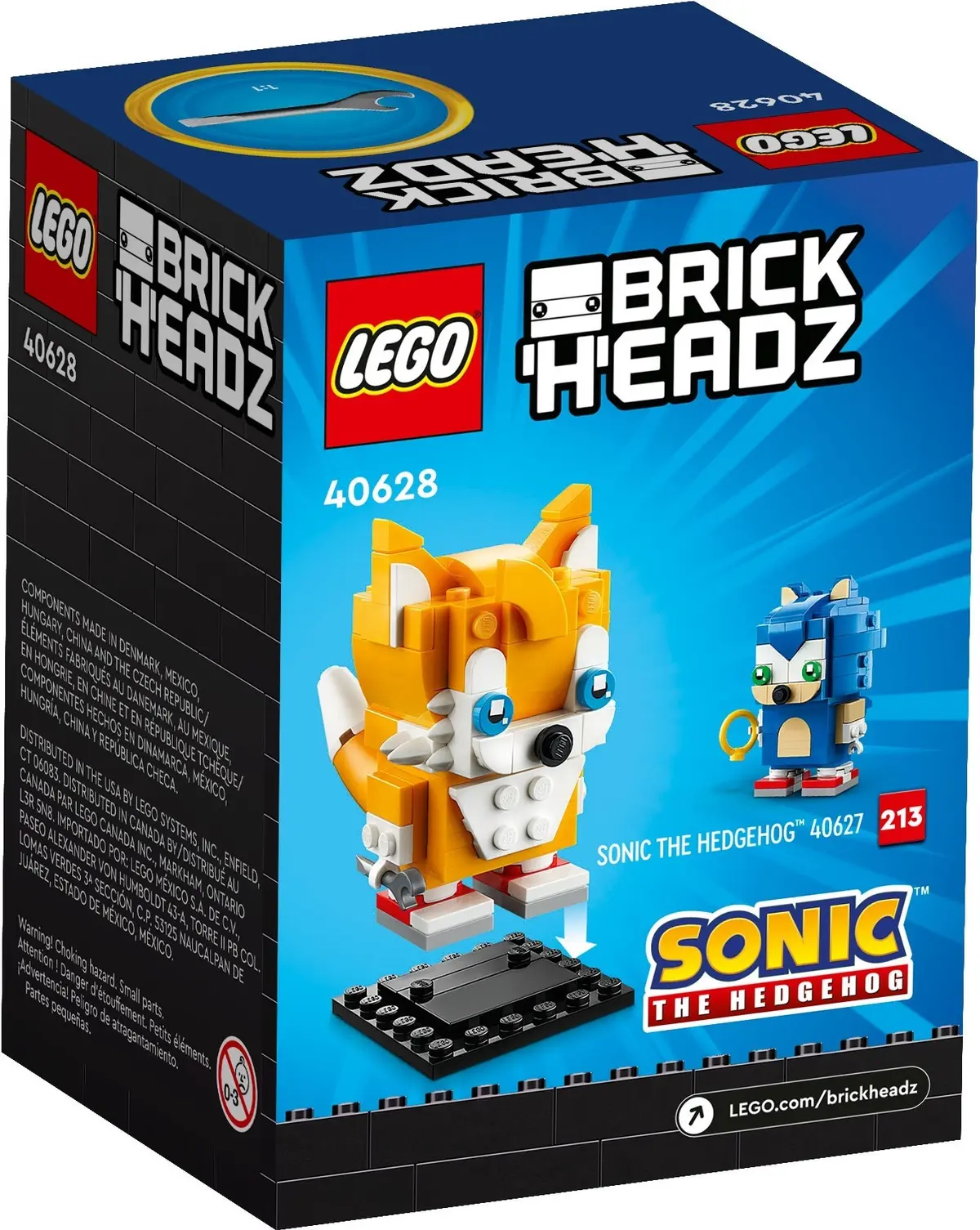 LEGO BrickHeadz 40628 Miles 'Tails' Prower set, image 3