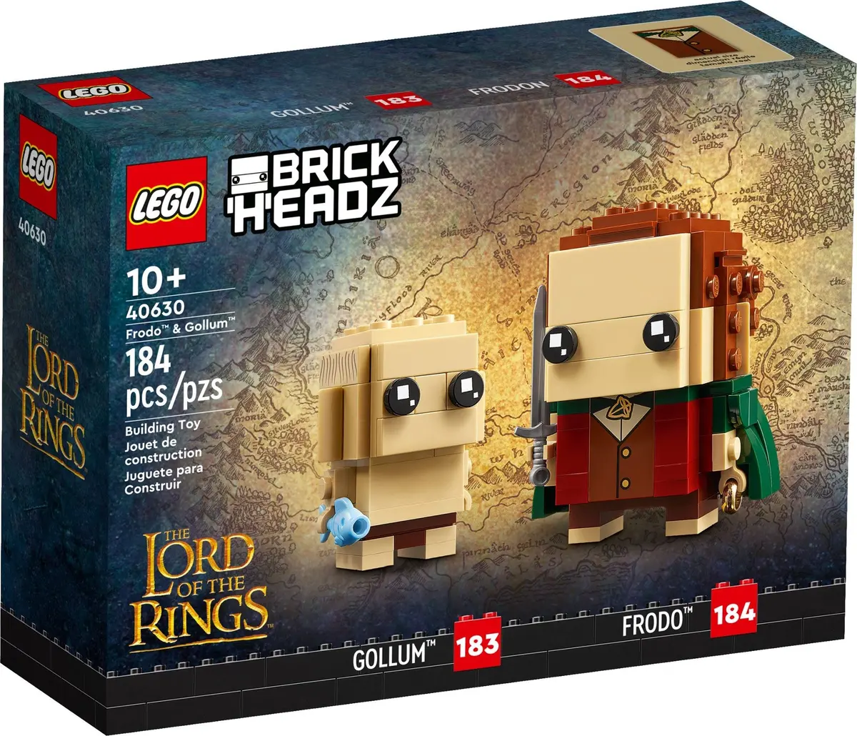 LEGO BrickHeadz 40630 Frodo & Gollum set, image 2