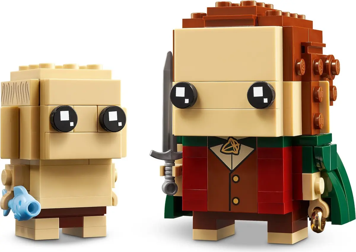 LEGO BrickHeadz 40630 Frodo & Gollum set, image 3