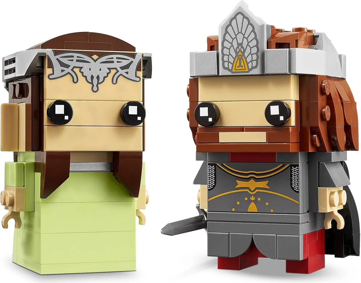 LEGO BrickHeadz 40632 Aragorn & Arwen set, image 3