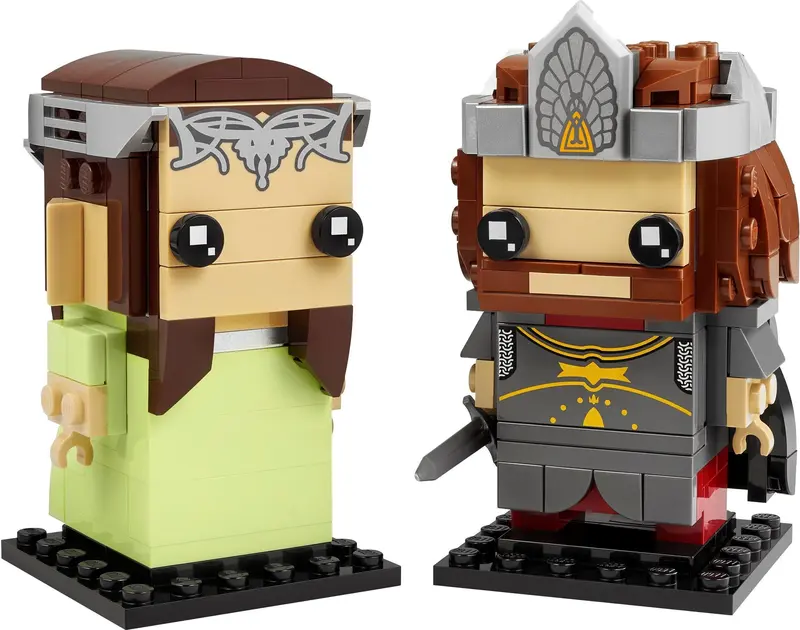 LEGO BrickHeadz 40632 Aragorn & Arwen set
