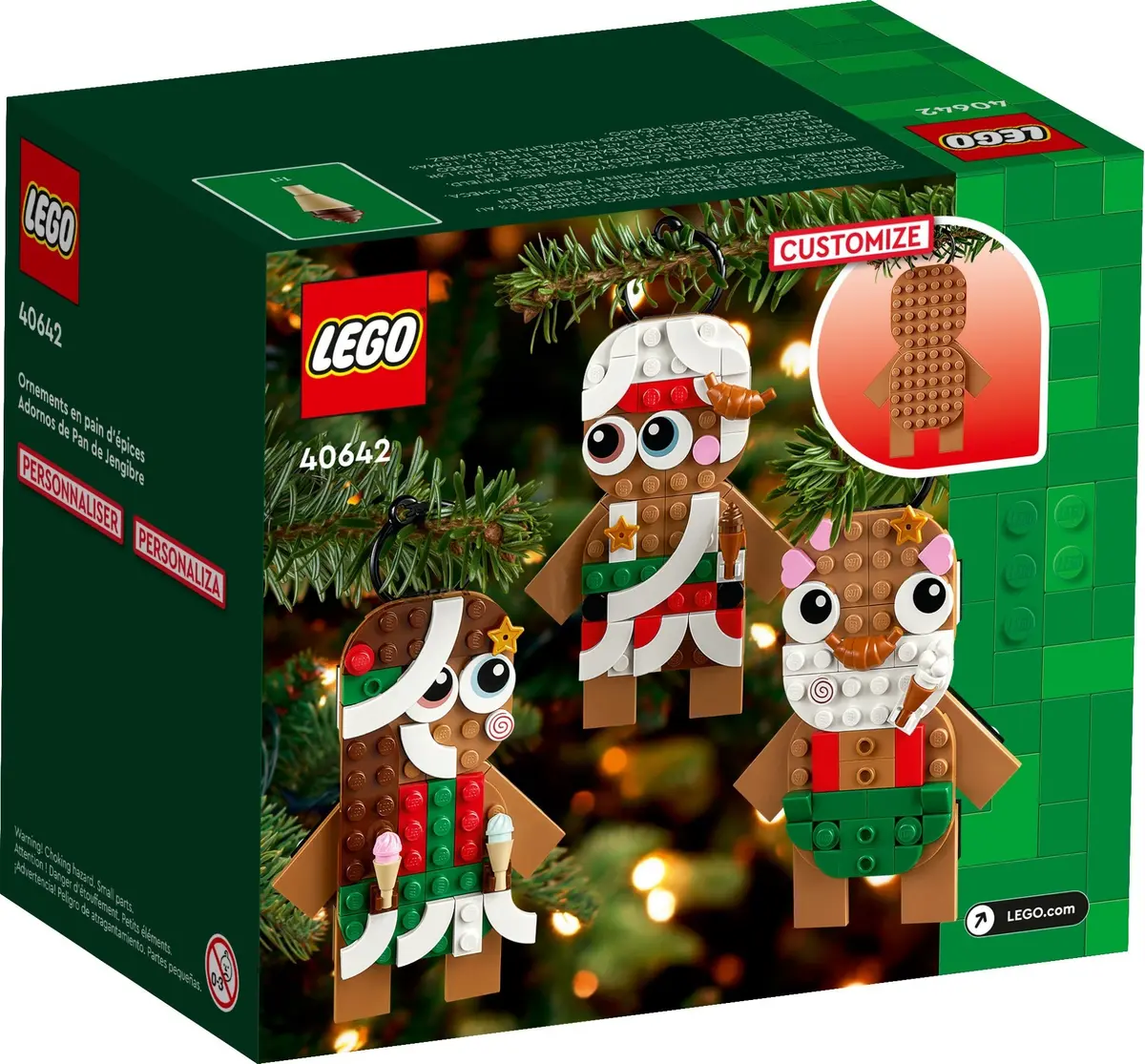 LEGO Seasonal 40642 Gingerbread Ornaments set, image 3