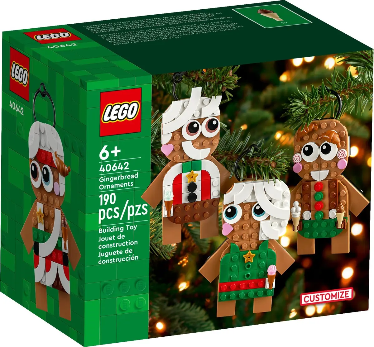 LEGO Seasonal 40642 Gingerbread Ornaments set, image 2