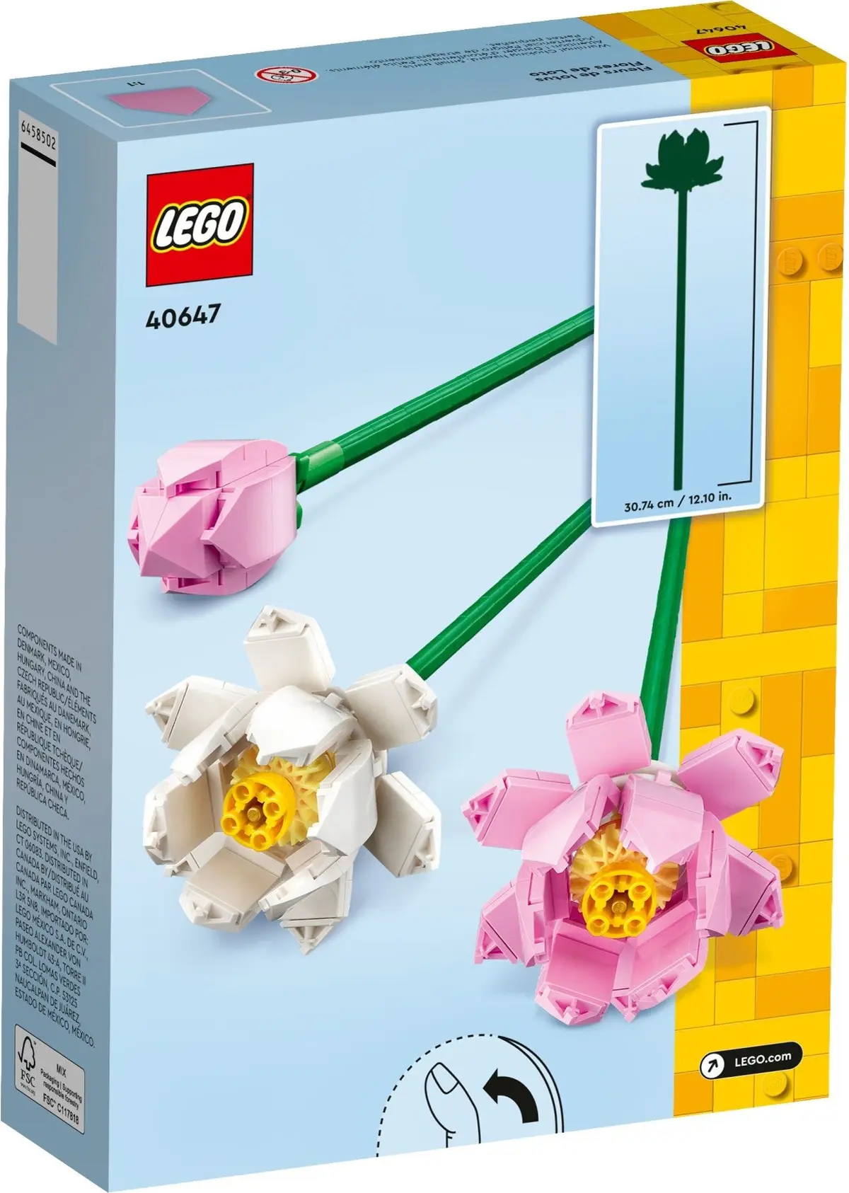 LEGO Creator 40647 Lotus Flowers set, image 3
