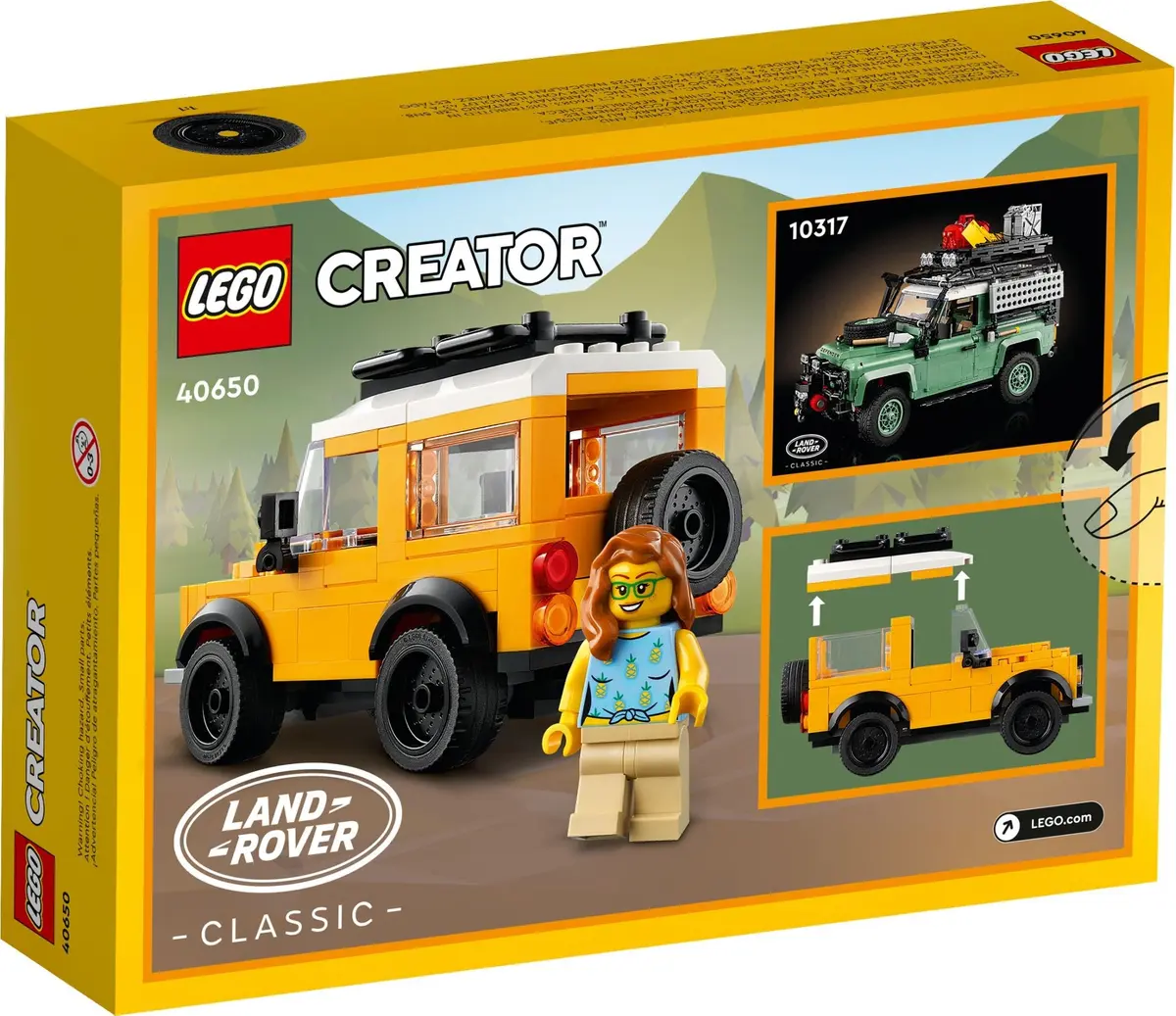 LEGO Creator 40650 Land Rover Classic Defender set, image 3
