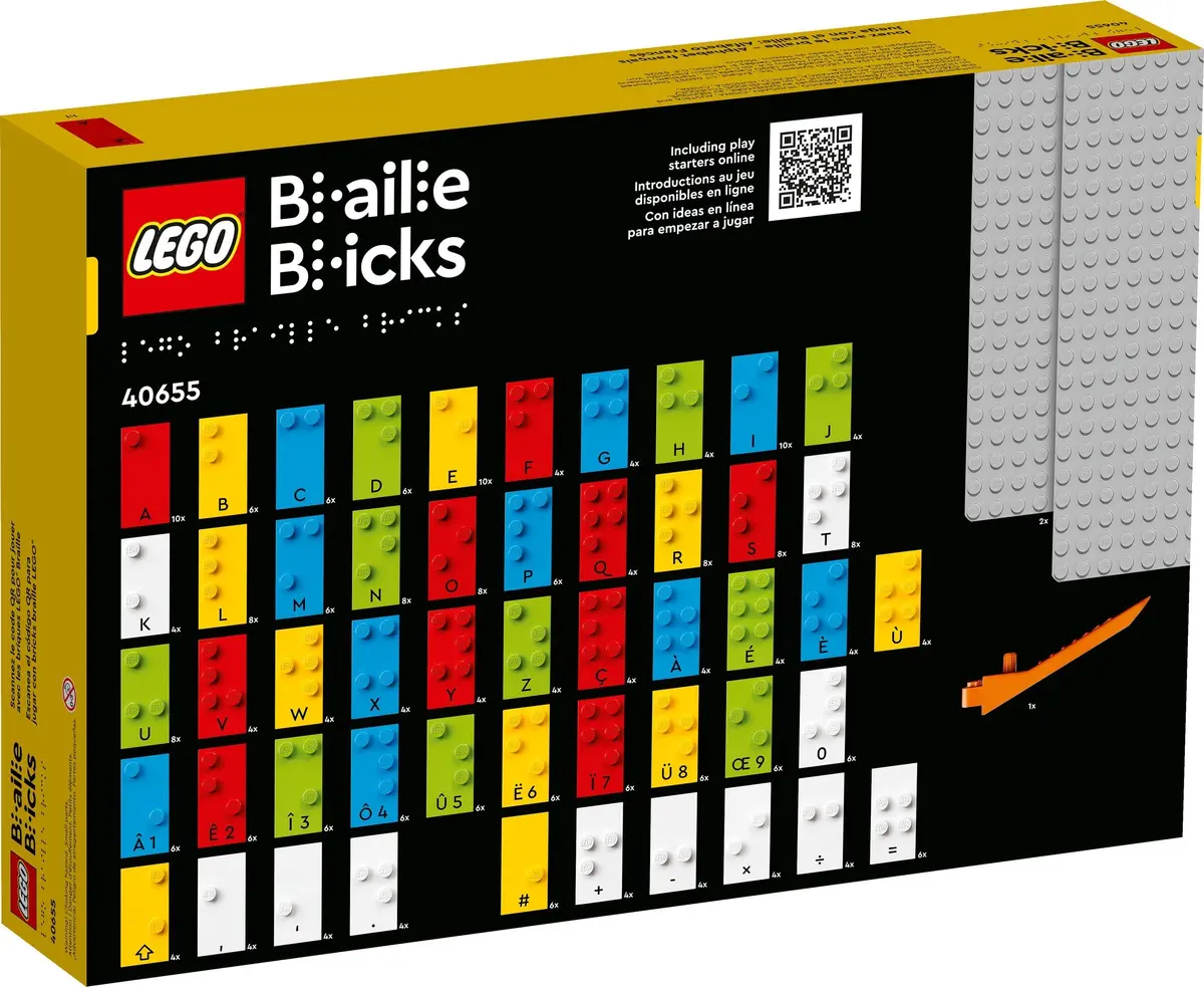 LEGO Miscellaneous 40655 Play with Braille – French Alphabet set, image 3