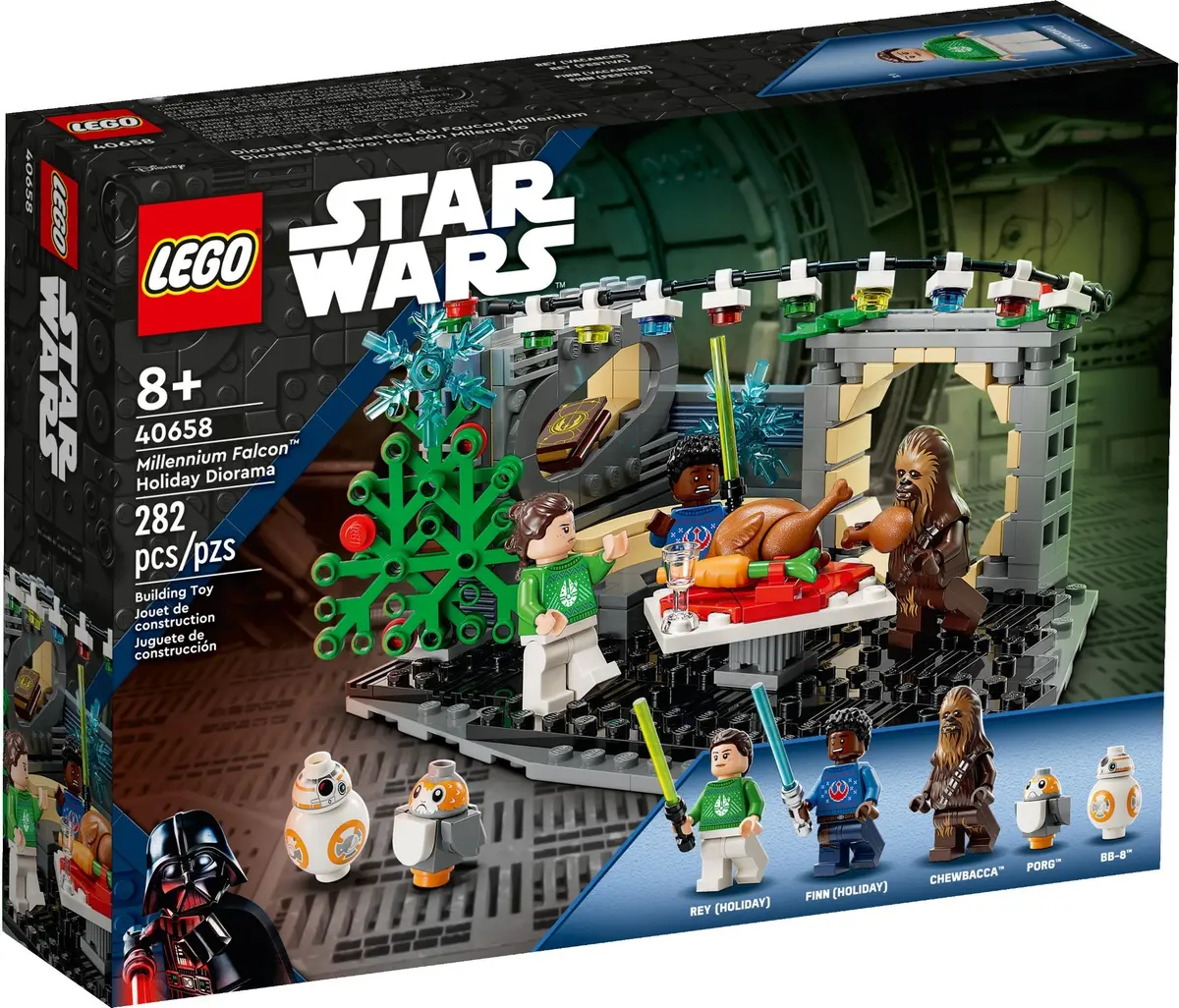 LEGO Star Wars 40658 Millennium Falcon Holiday Diorama set, image 2